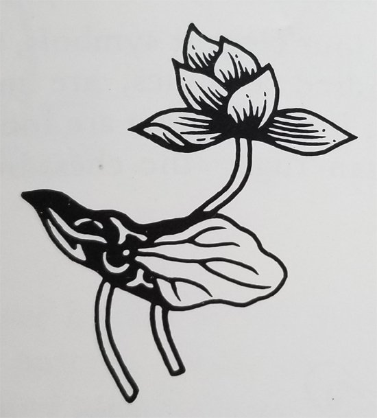 Tibetan Rug Design-The Lotus Flower