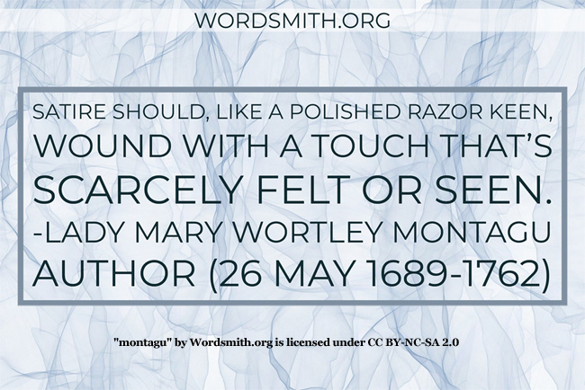 Words of Lady Mary Wortley Montagu