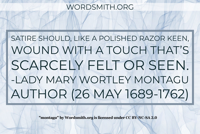 Words of Lady Mary Wortley Montagu