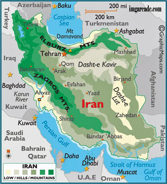 Zagros Mountain Area of Iran